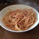 シンプル明太子パスタ